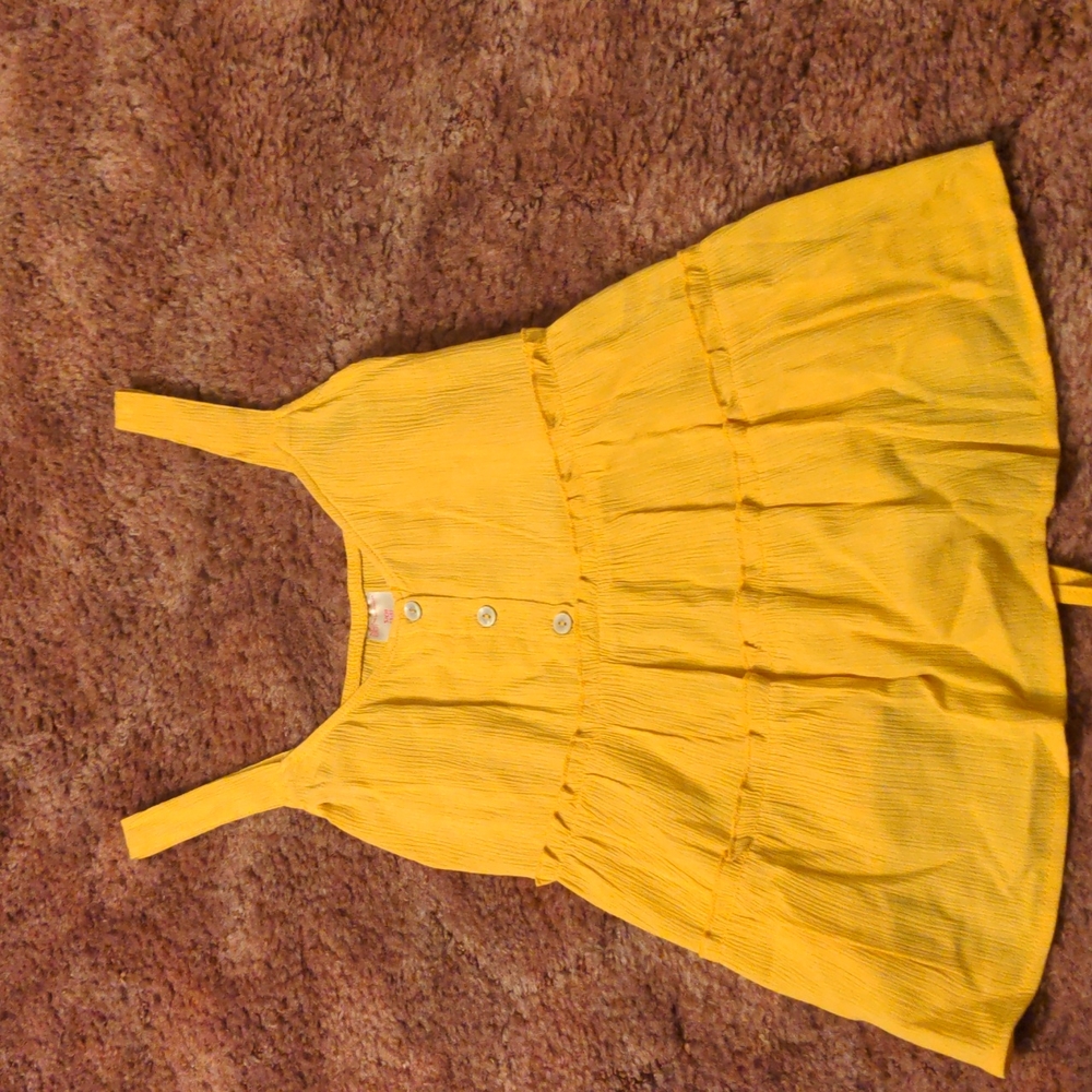 Yellow tank top, size small
